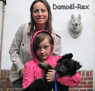 Nicole en Marit met Damoël-Rex